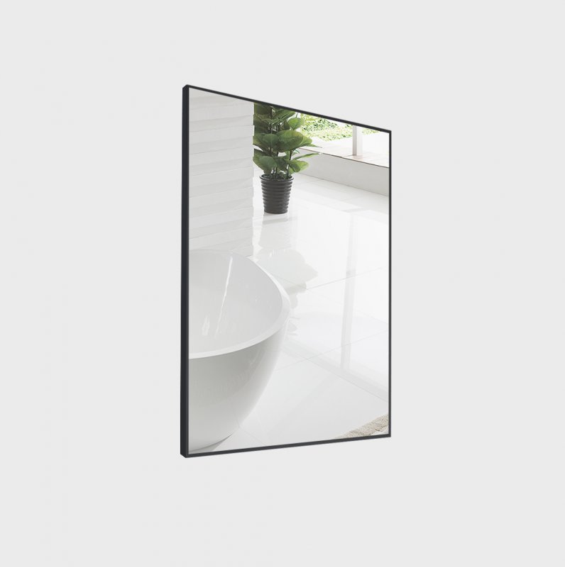 BelBagno Зеркало 60x80h см, без подсветки, цвет: черный матовый Spc-Al-600-800 Nero