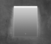 BelBagno Зеркало 60x80h см, с подсветкой и выключателем, цвет: хром глянцевый Spc-Uno-600-800-Tch