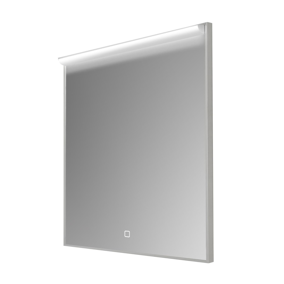 BelBagno Зеркало 70x70h см, с подсветкой по периметру, подогревом и выключ., цвет: хром глянцевый Spc-Uno-700-700-Tch