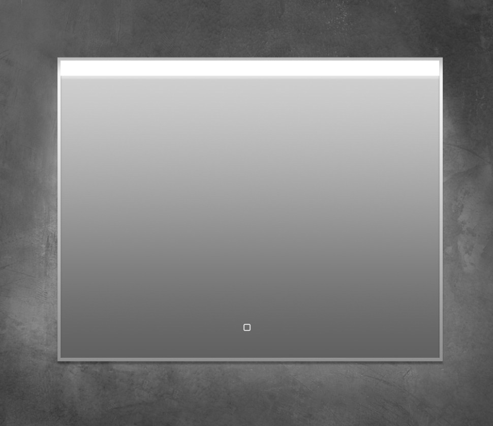 BelBagno Зеркало 90x80h см, с подсветкой и сенсорным выключателем, цвет: хром глянцевый Spc-Uno-900-800-Tch