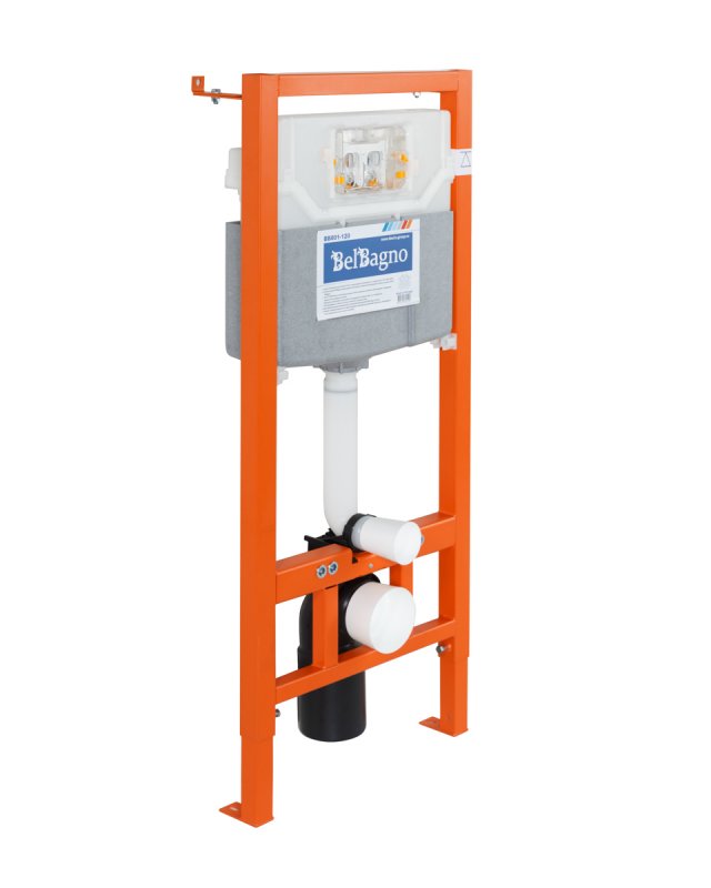 BelBagno Инсталляция для унитаза 50x115h см, с комплектом крепления, без клавиши смыва Bb001-120