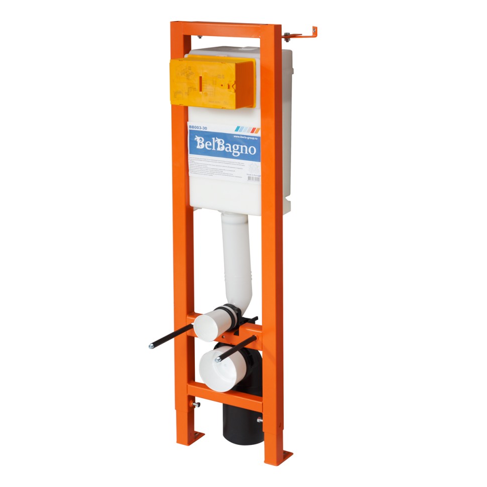 BelBagno Инсталляция для унитаза узкая 30x115h см, с комплектом крепления, без клавиши смыва Bb003-30