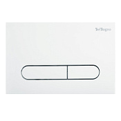 BelBagno Кнопка смыва для унитаза, ABS-пластик, цвет: белый глянцевый Bb004-Pr-Bianco