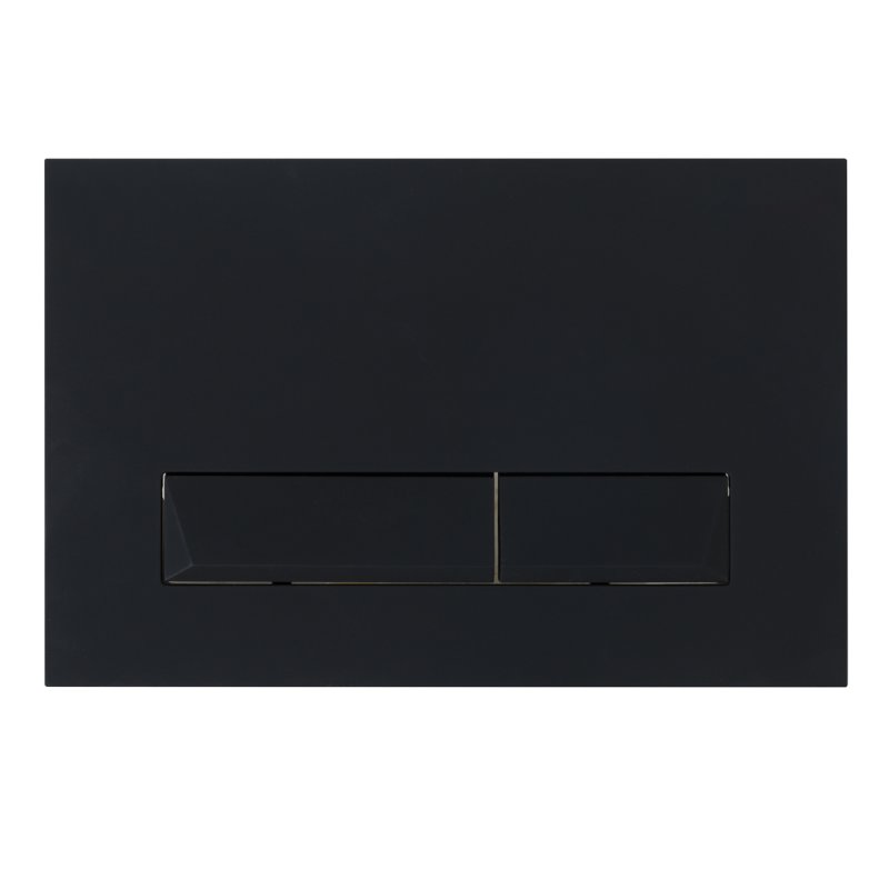BelBagno Кнопка смыва для унитаза, ABS-пластик, цвет: черный матовый Bb012-Mr-Nero.M