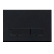 BelBagno Кнопка смыва для унитаза, ABS-пластик, цвет: черный матовый Bb012-Mr-Nero.M