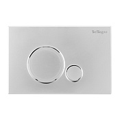 BelBagno Кнопка смыва для унитаза, ABS-пластик, цвет: хром глянцевый Bb015-Sr-Chrome