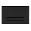 BelBagno Кнопка смыва для унитаза, ABS-пластик, цвет: черный матовый Bb021-Gv-Nero.M