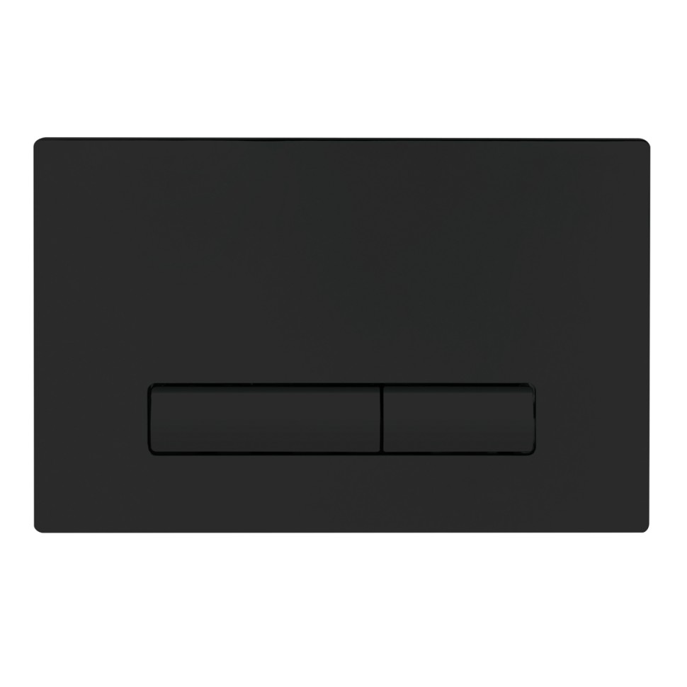BelBagno Кнопка смыва для унитаза, ABS-пластик, цвет: черный матовый Bb021-Gv-Nero.M