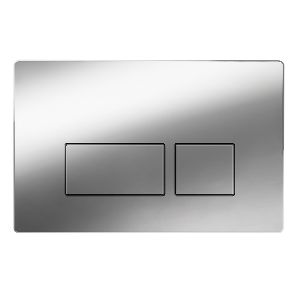 BelBagno Кнопка смыва для унитаза, ABS-пластик, цвет: хром глянцевый Bb041Cr