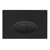 BelBagno Кнопка смыва для унитаза, ABS-пластик, цвет: черный матовый Bb054Nero