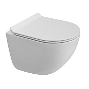 BelBagno Amanda Унитаз подвесной 36x49,5 см, безобод., торнадо, без сиденья, цвет: белый глянцевый Bb051Ch-Tor-Fc