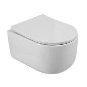 BelBagno Soft-Tor Унитаз подвесной 36x49 см, безобод., торнадо, без сиденья, цвет: белый глянцевый Bb084Ch-Tor