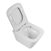 BelBagno Ardente-R Унитаз подвесной 34,5x49 см, безободковый, смыв торнадо, без сиденья, цвет: белый Bb520Ch-Tor