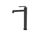 BelBagno Acqua Смеситель для раковины высокий, без д/к, высота излива 23 см, цвет: черный матовый Acqua-Lmc-Nero