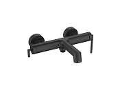 BelBagno Acqua Смеситель для ванны накладной, длина излива 17,8 см, цвет: черный матовый Acqua-Vasm-Nero