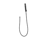 BelBagno Luce Душевой гарнитур: душевая лейка, держатель для душа, шланг 150см, цвет: черный матовый Luc-Dfs-Nero