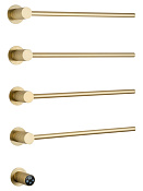 Wonzon & Woghand Munchen Полотенцесушитель электрический 52х61h см, левое, цвет: браширован. золото WW-A354-BG