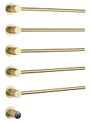 Wonzon & Woghand Munchen Полотенцесушитель электрический 52х67h см, левое, цвет: браширован. золото WW-A355-BG