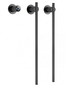 Wonzon & Woghand Dortmund Полотенцесушитель электрический 58х37h см, левое, цвет: темный графит WW-A362-GM