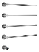 Wonzon & Woghand Dortmund Полотенцесушитель электрический 58х61h см, левое, цвет: браширован. никель WW-A364-BR