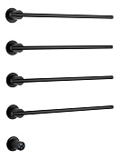 Wonzon & Woghand Dortmund Полотенцесушитель электрический 58х61h см, левое, цвет: черный матовый WW-A364-MB