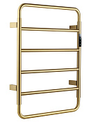 Wonzon & Woghand Wismar Полотенцесушитель электрический 47,5х64h см, правое, цвет: брашир. золото WW-AL201-BG