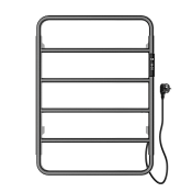 Wonzon & Woghand Wismar Полотенцесушитель электрический 47,5х64h см, правое, цвет: темный графит WW-AL201-GM