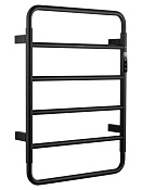 Wonzon & Woghand Wismar Полотенцесушитель электрический 47,5х64h см, правое, цвет: черный матовый WW-AL201-MB