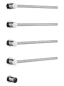 Wonzon & Woghand Hamburg Полотенцесушитель электрический 46,8х66,5h см, левое, цвет: хром глянцевый WW-AL314-CR