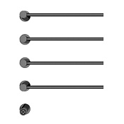 Wonzon & Woghand Hamburg Полотенцесушитель электрический 46,8х66,5h см, левое, цвет: темный графит WW-AL314-GM