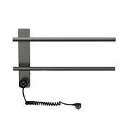 Wonzon & Woghand Nurnberg Полотенцесушитель электрический 52,05х31h см, левое, цвет: темный графит WW-AL342-GM