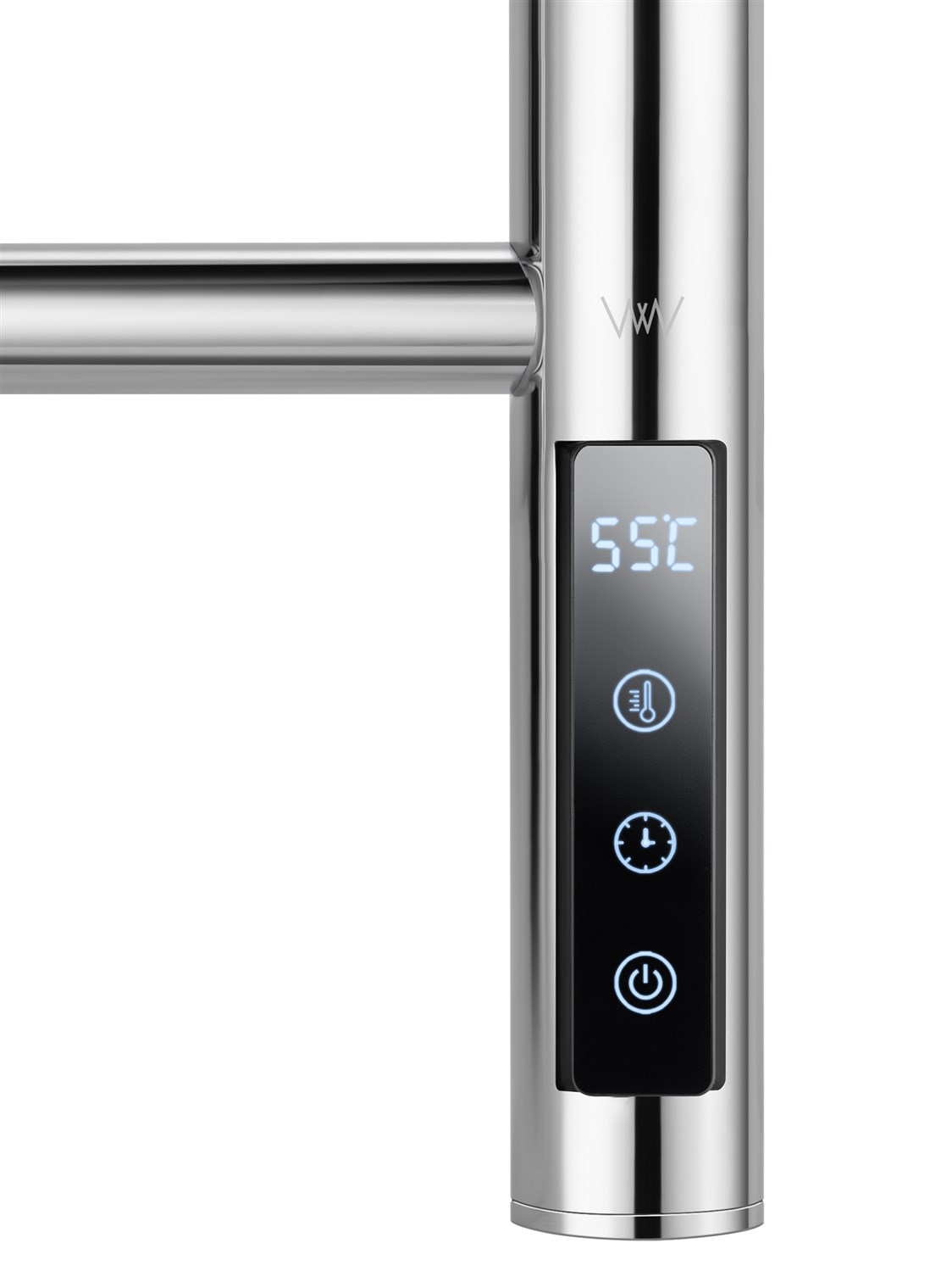 Wonzon & Woghand Bonn Полотенцесушитель электрический 25х80h см, цвет: хром глянцевый WW-AL4092-CR