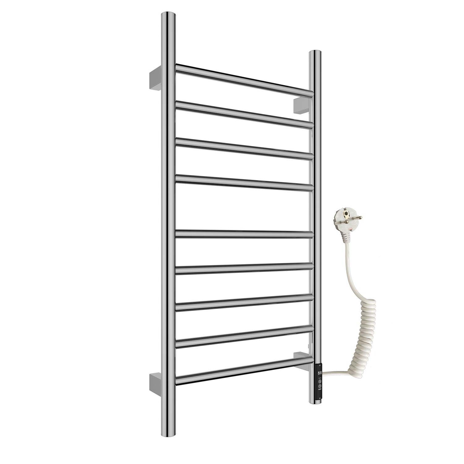 Wonzon & Woghand Bonn Полотенцесушитель электрический 45х90h см, цвет: хром глянцевый WW-AL409-CR