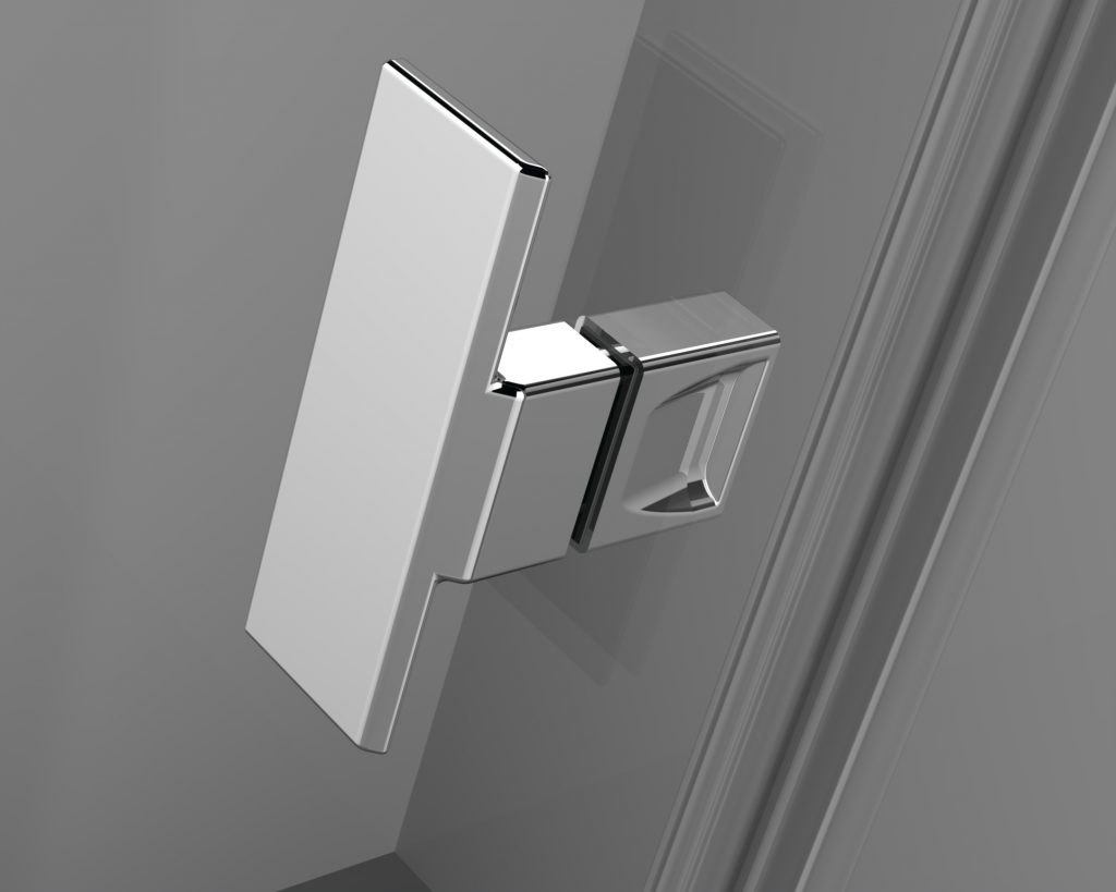 Radaway Nes DWJ II Душевая дверь в нишу, правая, прозрачная 6 мм, 110х200h см, цвет: хром глянцевый 10036110-01-01R