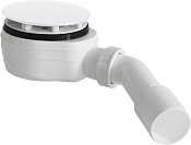 Radaway Сифон для душевого поддона с верхней очисткой, пластиковый, цвет: белый матовый R580W