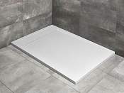 Radaway Teos F Поддон для душа из композита, 110х80х3h см с крышкой слива, цвет: white HTF11080-04