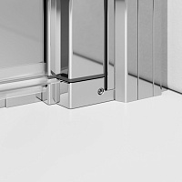 Radaway Nes DWJ II Душевая дверь в нишу, левая, прозрачная 6 мм, 110х200h см, цвет: хром глянцевый 10036110-01-01L
