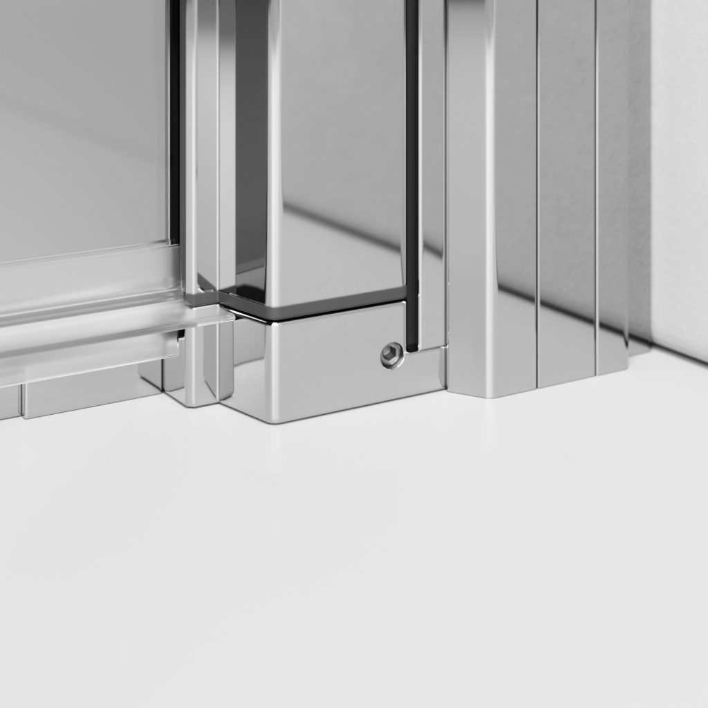 Radaway Nes DWS I Душевая дверь в нишу, правая, прозрачная 6 мм, 100х200h см, цвет: хром глянцевый 10028100-01-01R