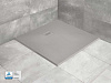 Radaway Kyntos C Поддон для душа из композита, 100х100х3h см под решетку, цвет: cemento HKC100100-74