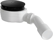 Radaway Сифон для душевого поддона с верхней очисткой, пластиковый, цвет: black R580Black