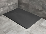 Radaway Kyntos F Поддон для душа из композита, 140х100х3h см под решетку, цвет: antracite HKF140100-64