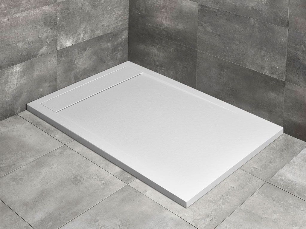 Radaway Teos F Поддон для душа из композита, 120х90х3h см с крышкой слива, цвет: white HTF12090-04