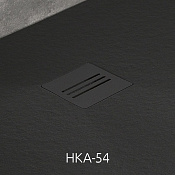 Radaway Kyntos Решетка для поддона 13х13 см, цвет: black HKA-54