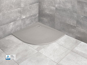 Radaway Kyntos A Поддон для душа из композита, 80х80х3h см под решетку, цвет: cemento HKA8080-74