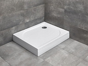 Radaway Delos D Поддон для душа из акрила, 75х80х14,5h см, левый, цвет: белый глянцевый 4D87514-03L