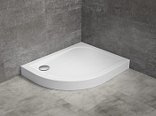 Radaway Delos E Compact Поддон для душа из акрила, 100х80х11,5h см, левый, цвет: белый глянцевый SDE1080-05L