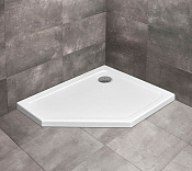 Radaway Doros PT E Поддон для душа из акрила, 100х90х5h см, левый, цвет: белый глянцевый SDRPT1090-01L