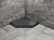 Radaway Doros PT Compact Поддон для душа из акрила, 80х80х11,5h см, цвет: stone black SDRPT8080-05-54S