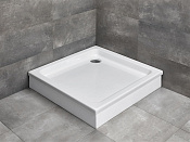 Radaway Siros C Поддон для душа из акрила, 80х80х17h см, цвет: белый глянцевый SBC8817-1