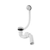 Radaway Сифон душевого поддона самоочищающийся с переливом, цвет: хром глянцевый B602R